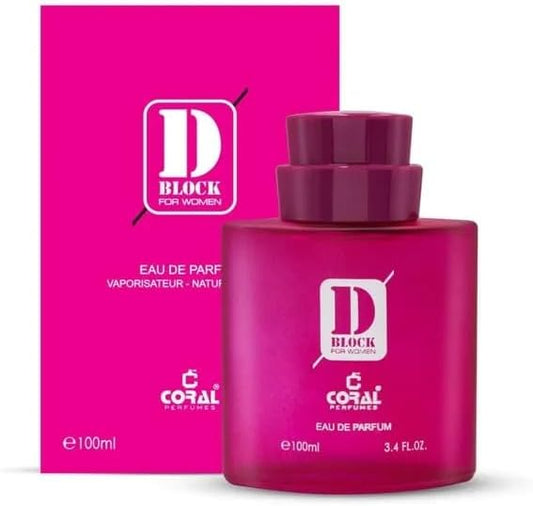D BLOCK WOMEN PINK CORAL EDP 100 ML