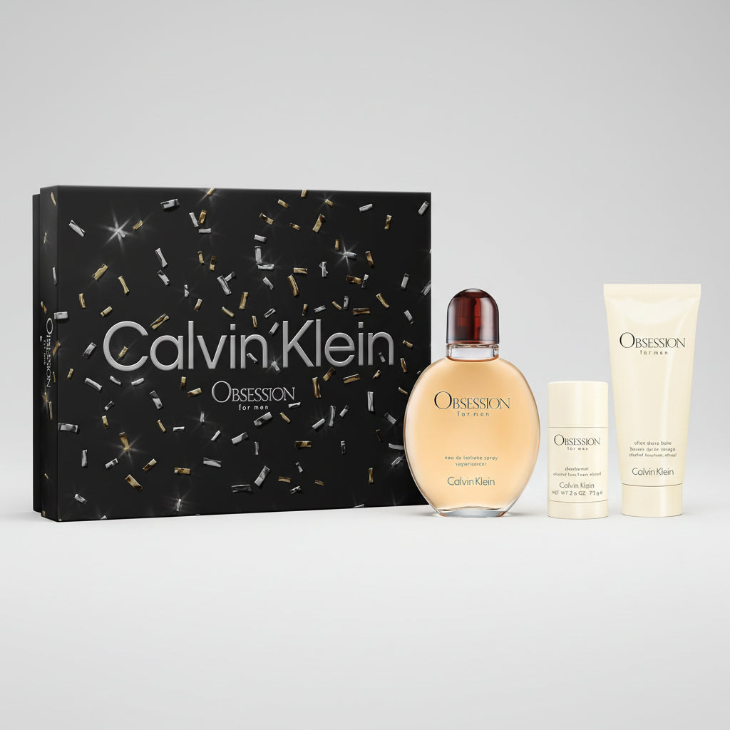 CALVIN KLEIN OBSESSION EDT 125ML GIFT SET FOR MEN