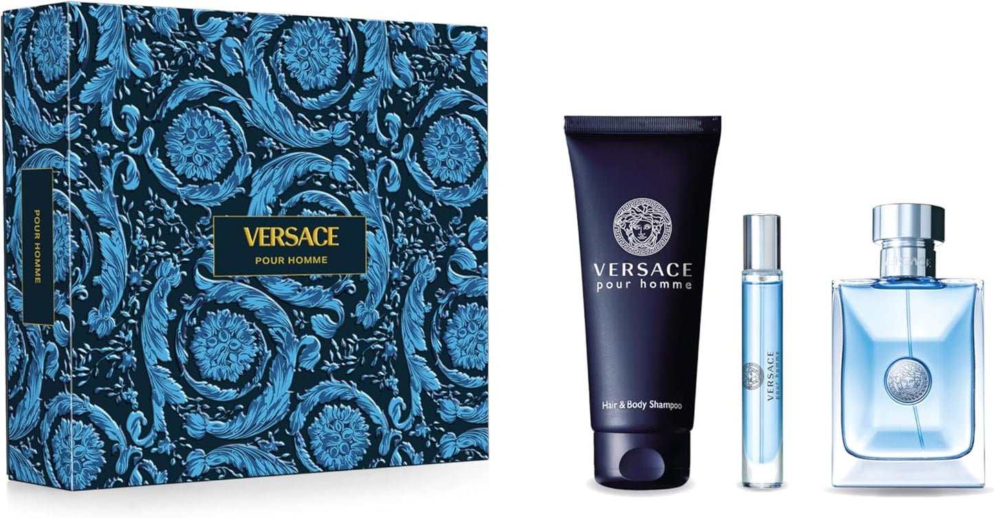VERSACE POUR HOMME EDT 100ML SET