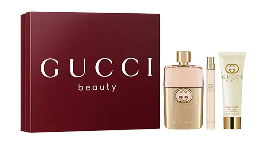 GUCCI GUILTY POUR FEMME SET EDP 90ML + EDP10ML + BL 50ML