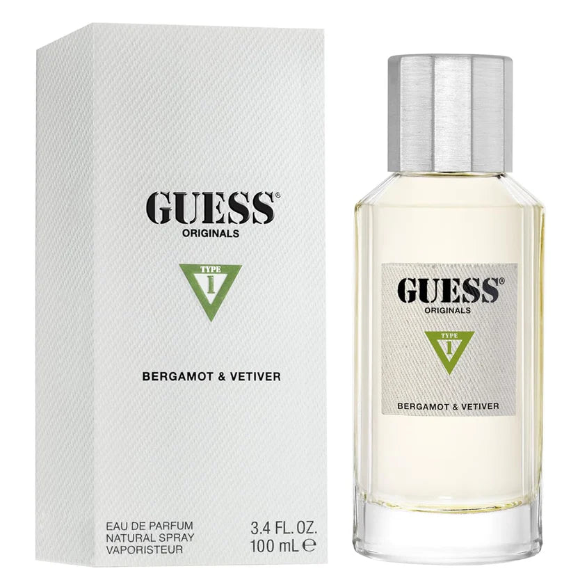 GUESS BERGAMOT & VETIVER (U) EDP 100ML