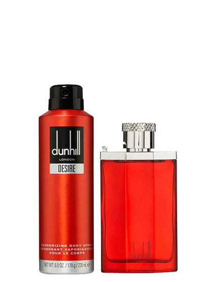 DUNHILL DESIRE RED (M) SET EDT 100ML + BODY SPRAY 226ML