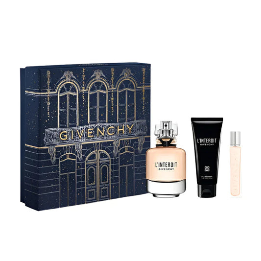 GIVENCHY L'INTERDIT (W) SET EDP 80ML + EDP12.5ML + BODY MILK 75ML