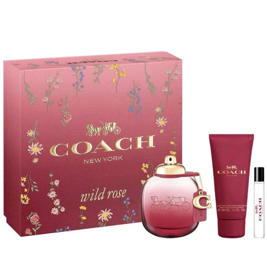 COACH WILD ROSE (W) SET EDP 90ML EDP 7.5ML + BL 100ML