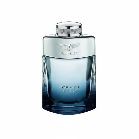Bentley for Men Azure perfume bottle on a white background