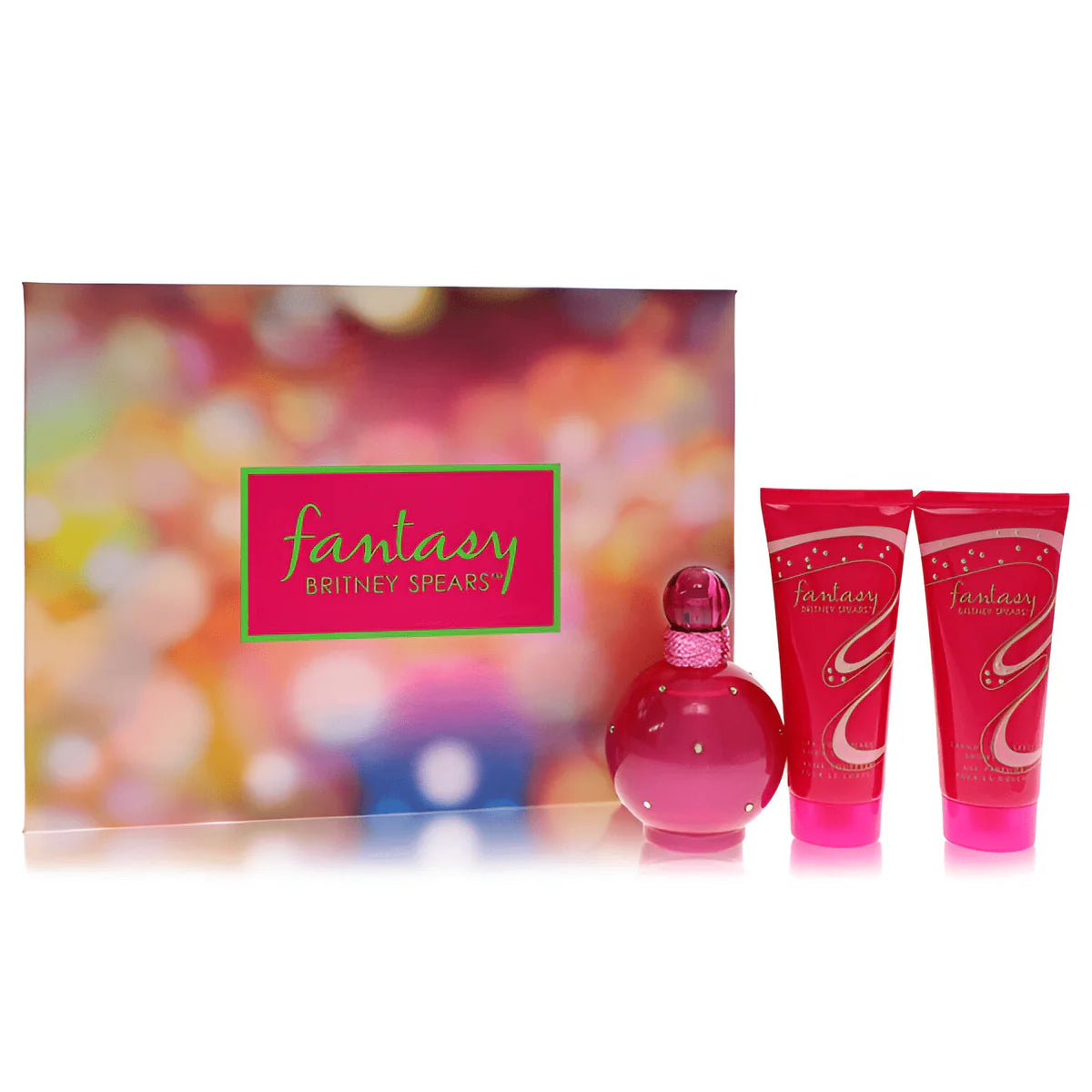 Britney Spears Fantasy Giftset for Women - EDP 100ml + Body Souffle 100ml + Shower Gel 100ml