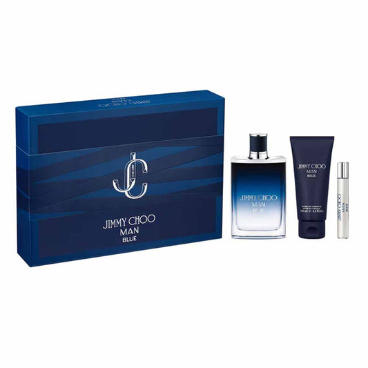 JIMMY CHOO MAN BLUE (M) SET EDT 100ML + EDT 7.5ML + SG 100ML (2024)