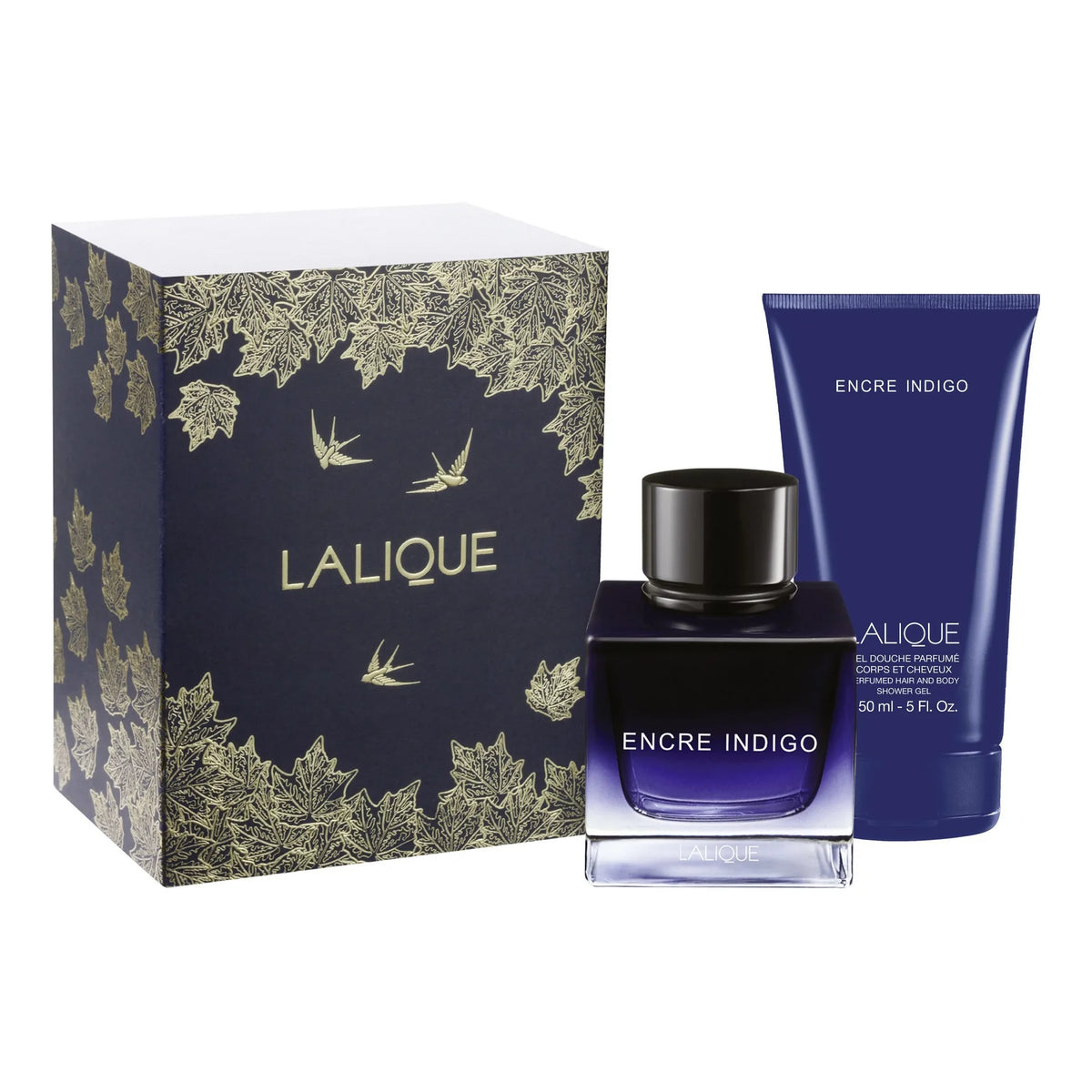 LALIQUE ENCRE INDIGO (M) SET EDP 100ML+SG 150ML