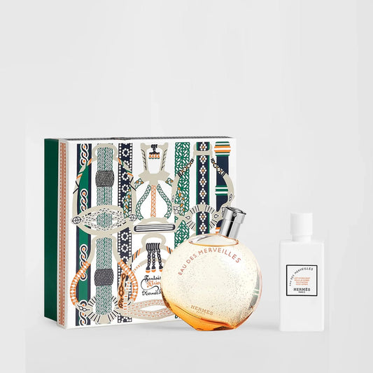 HERMES EAU DES MERVEILLES (W) SET EDT 100ML + BL 80ML