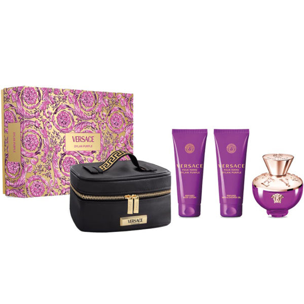 Versace Pour Femme Dylan Purple Set (EDP 100ml + BL 100ml + SG 100ml + Bag) for Wome