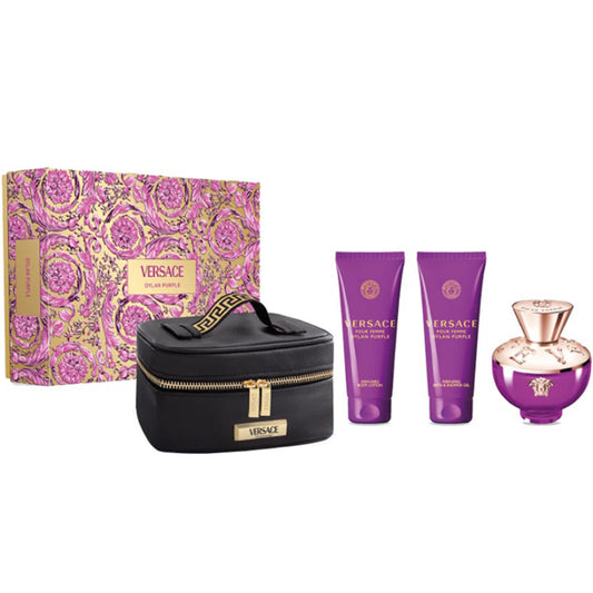 Versace Pour Femme Dylan Purple Set (EDP 100ml + BL 100ml + SG 100ml + Bag) for Wome
